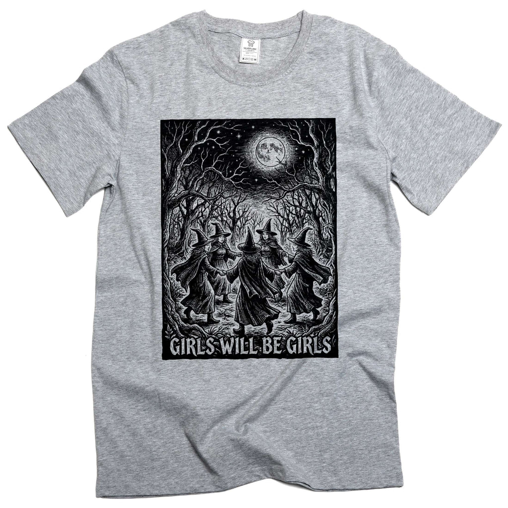 Girls Will Be Shirt Witch Coven Halloween Gothic Moon product image 5