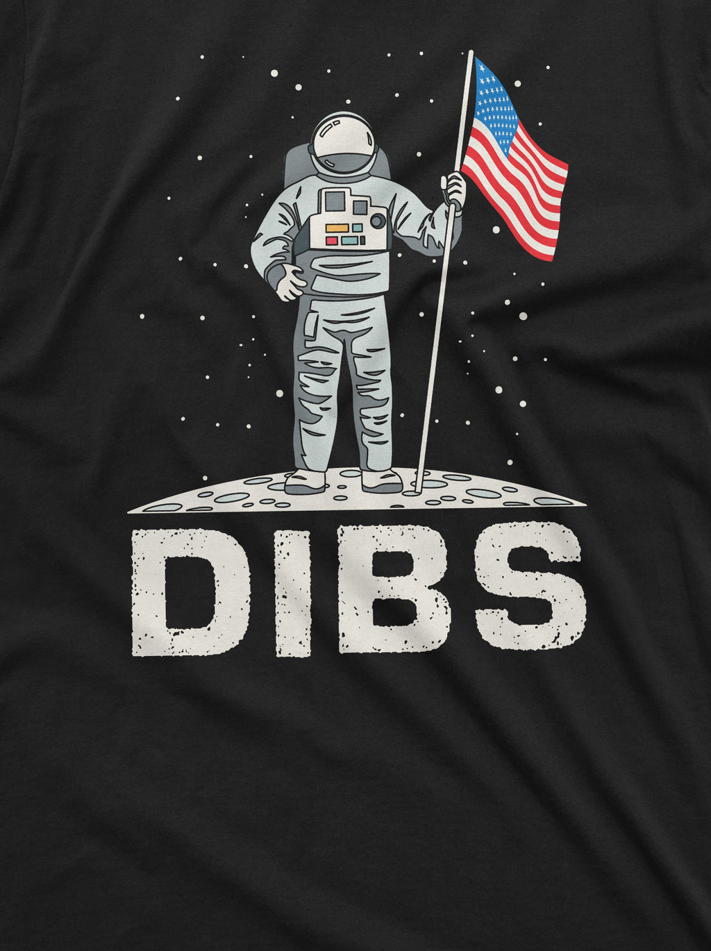 4th of July USA Patriotic T-shirt Space Astronaut Moon product image 2