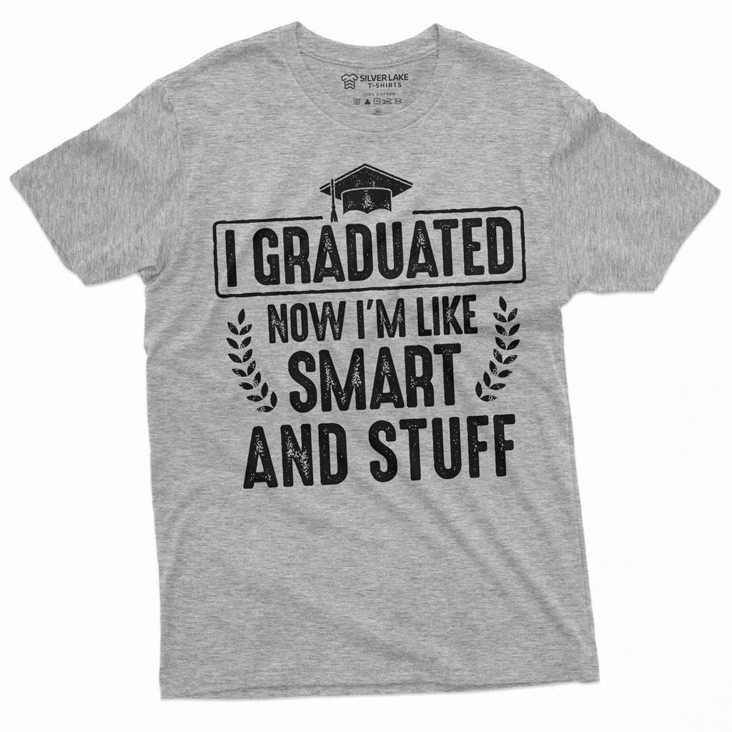 Men's Funny Graduation T-shirt Graduate Smart and stuff product image 5