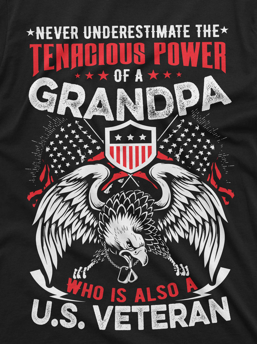 Grandpa T-shirt veteran's day Grandfather Tee shirt US product image 2