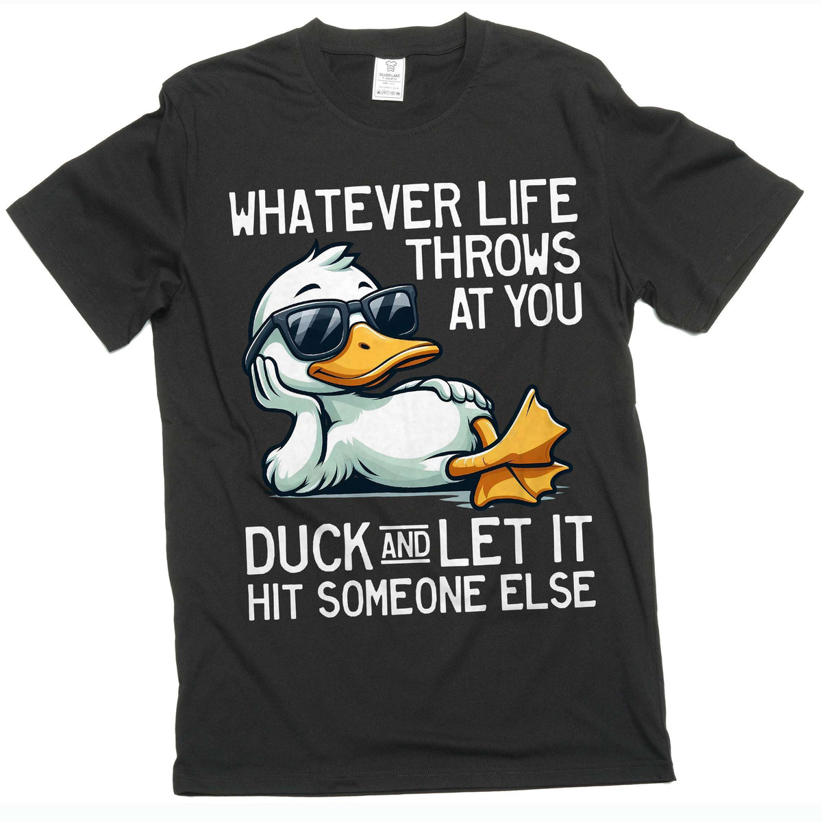Funny motivational life tee shirt sarcastic humorous product image 1
