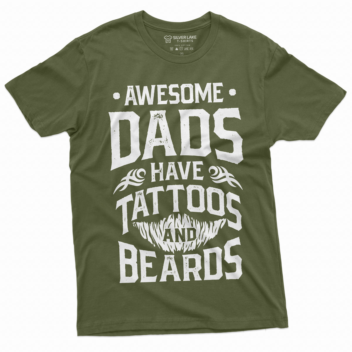 Mens Beard and Tattoo Birthday Gift Fathers Day Shirt product image 12