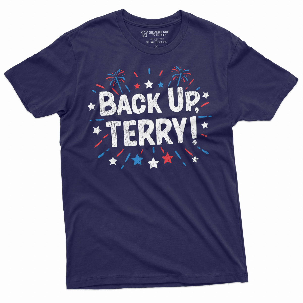 Men's Funny 4th of July shirt Back Up Terry Tee Wheelchair product image 3