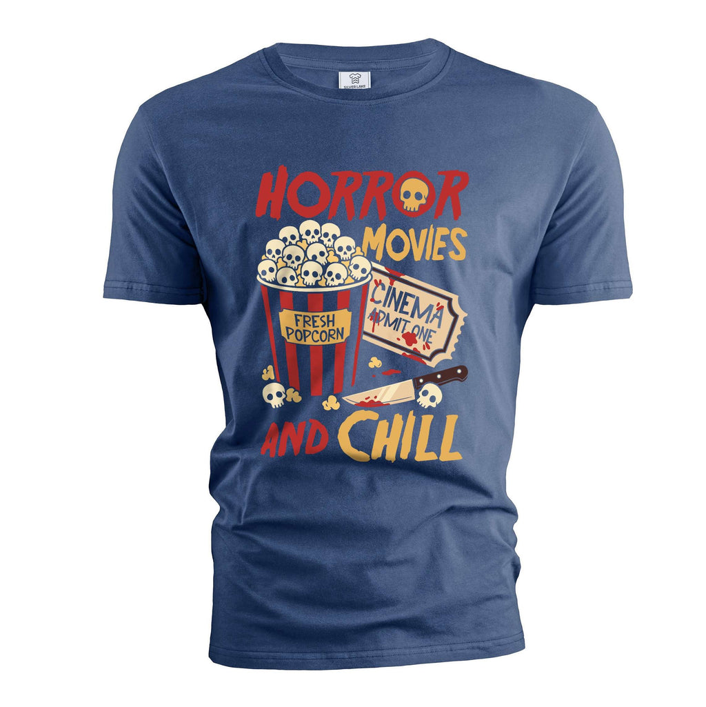 Horror Movies and Chill Shirt Scary Movie Night Halloween product image 3