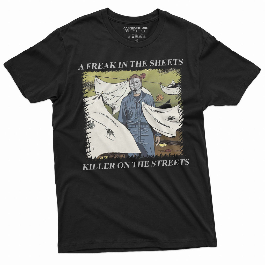 Men's Funny Halloween movie inspired T-shirt Myers popular product image 4