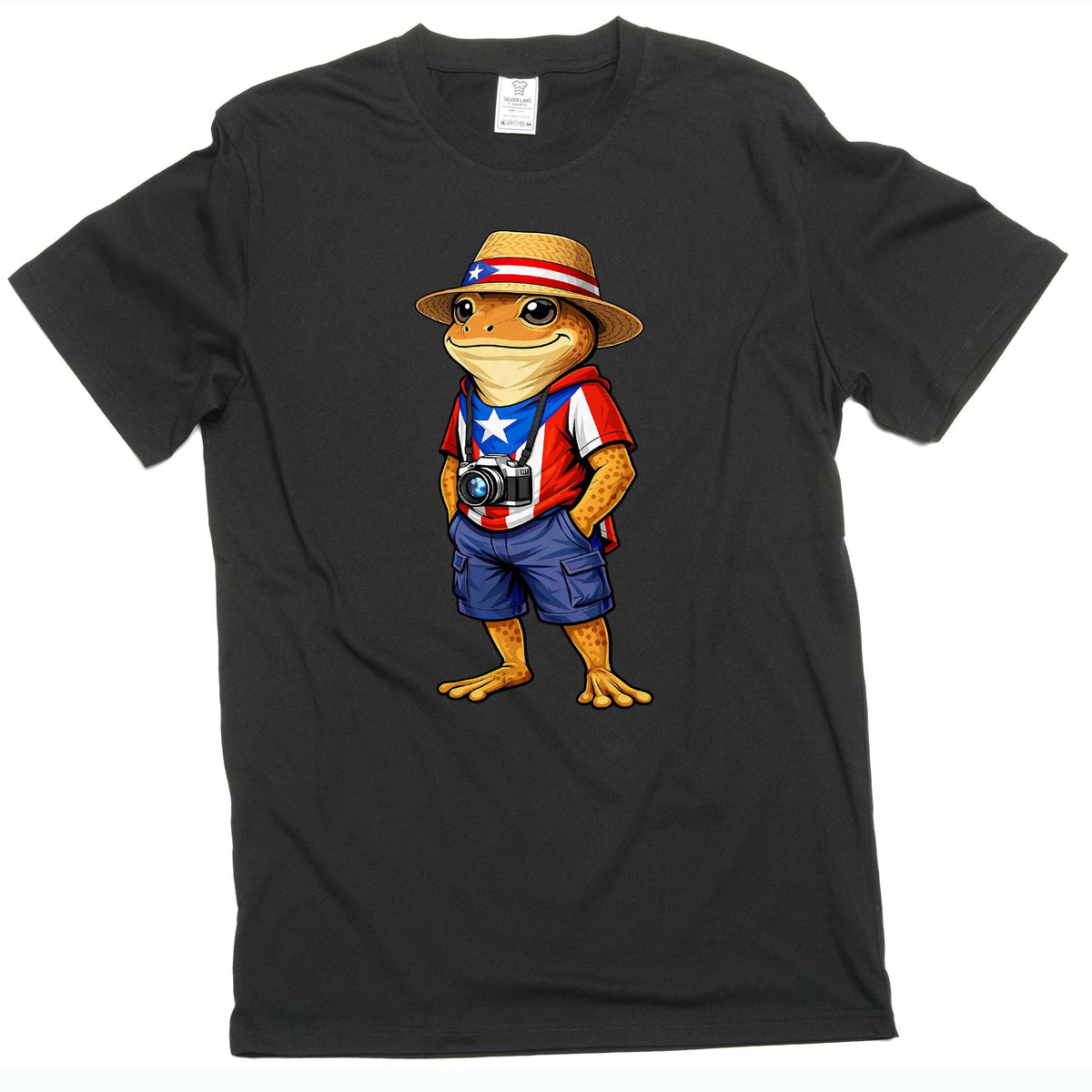 Patriotic native Coqui Frog Puerto Rico Flag Rican Taino product image 2