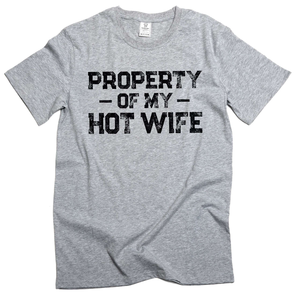 Property of my hot wife Men's T-shirt Valentine's day product image 5