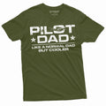 Men's Pilot Dad T-shirt Cool father's day father daddy gift product image 1