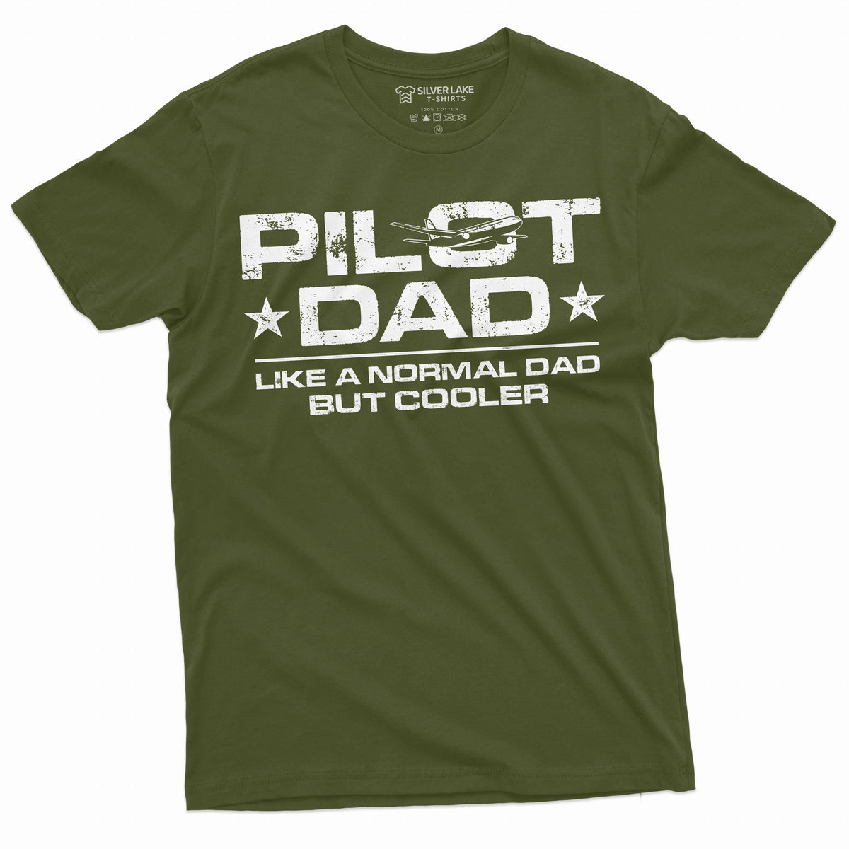 Men's Pilot Dad T-shirt Cool father's day father daddy gift product image 1