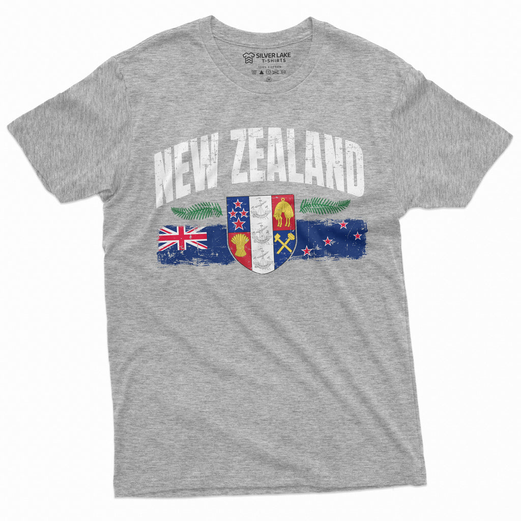 New Zealand T-shirt Mens Womens Kiwi Flag Tee Shirt product image 11