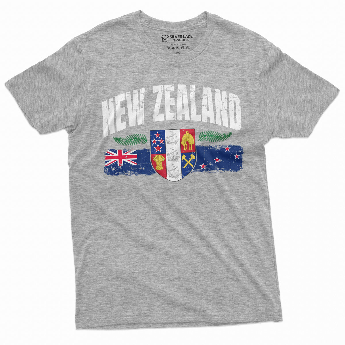 New Zealand T-shirt Mens Womens Kiwi Flag Tee Shirt product image 11