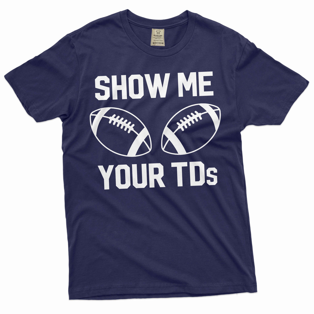 Funny Football Shirt Show Me Your touchdowns Sports boobs product image 3