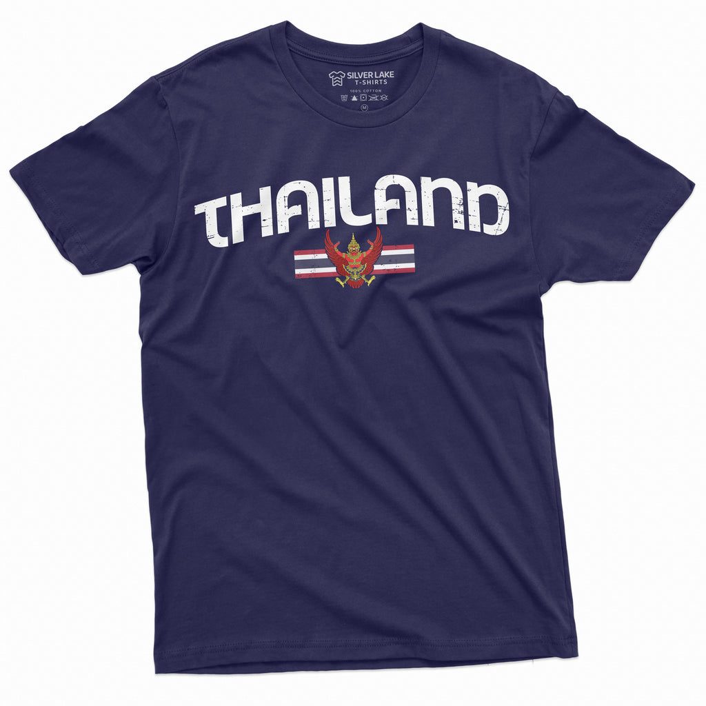 Men's Thailand T-shirt Thai Flag Coat of Arms Country product image 3