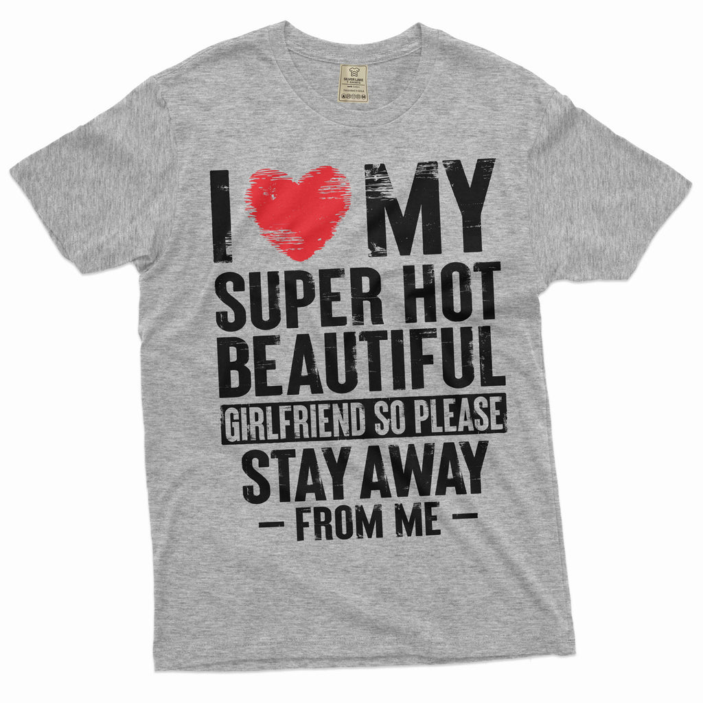 Funny Valentine's day Boyfriend Gift T-shirt I love my product image 5