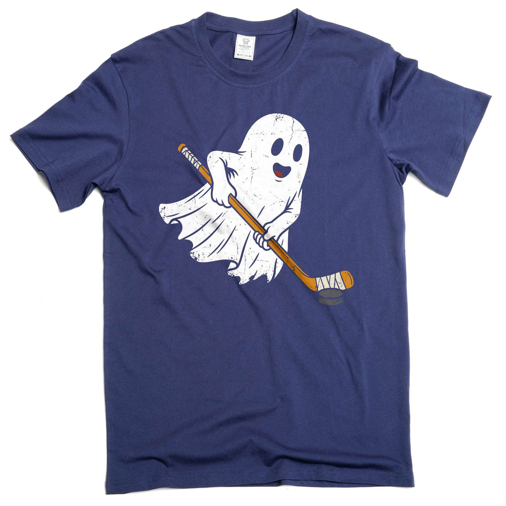 Ghost Hockey Shirt Funny Halloween Ice Player Puck Sports product image 3