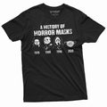 A History Of Horror Masks Shirt Halloween Movie Inspired product image 1