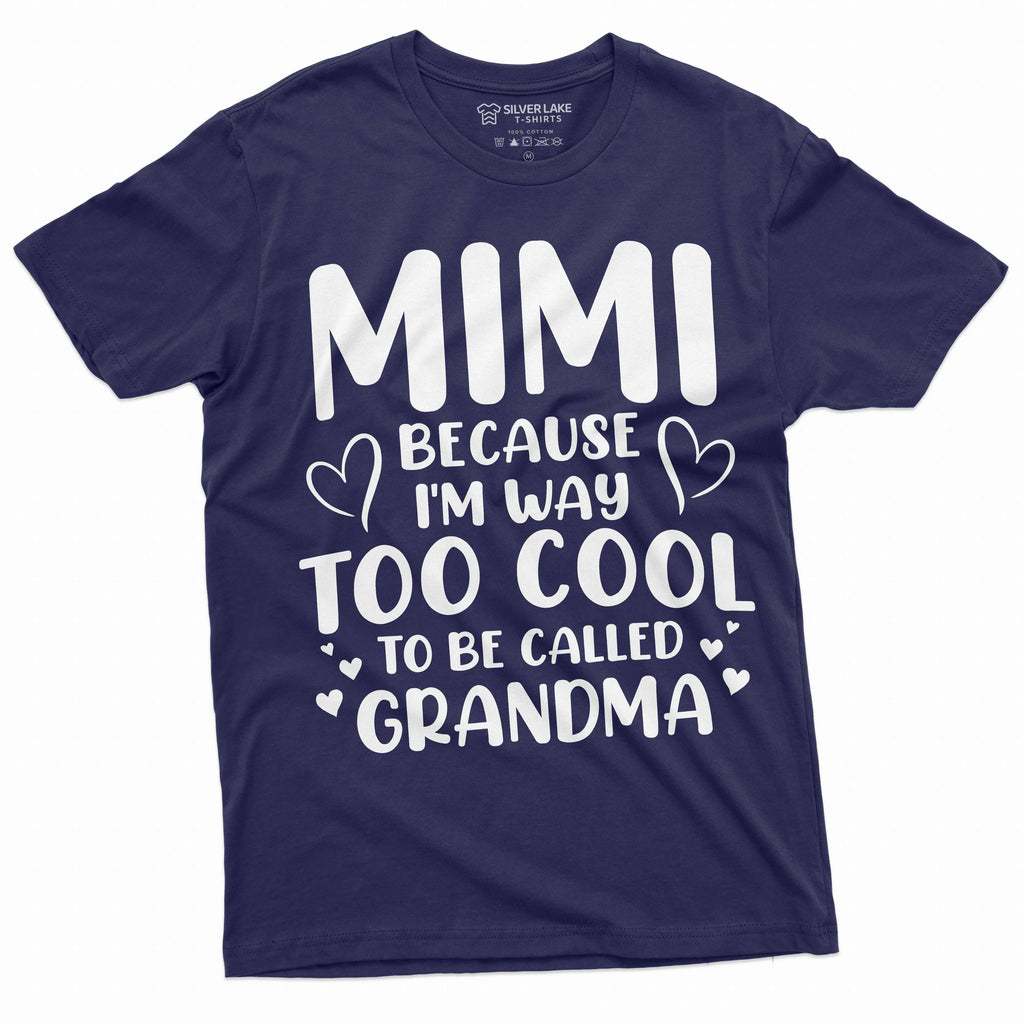 Mimi Grandma T-shirt Grandmother gift shirt gifts Birthday product image 3