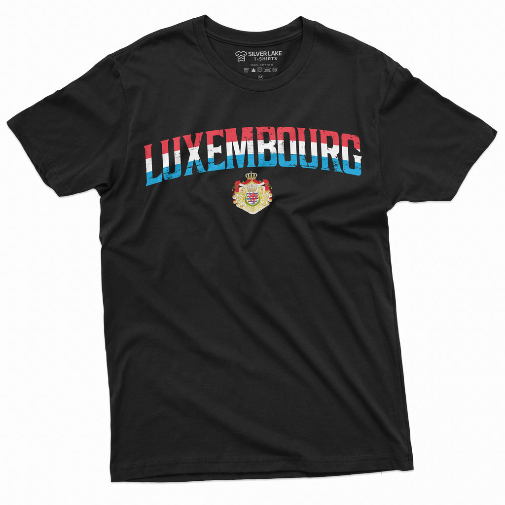 Luxembourg T-shirt Flag Coat of Arms National Symbolic product image 1