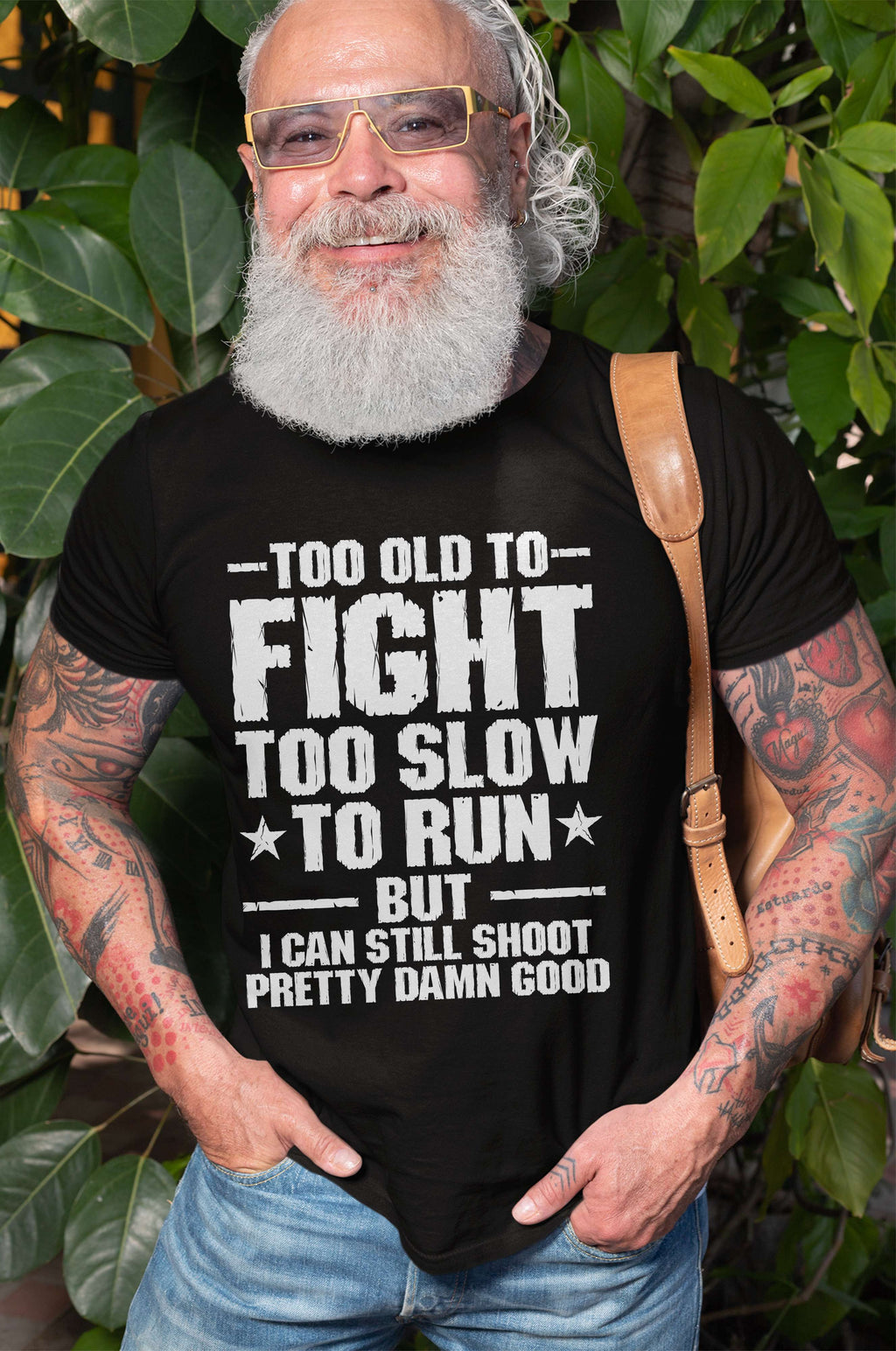 Men's Funny Father's day Grandpa Dad T-shirt too old to product image 2