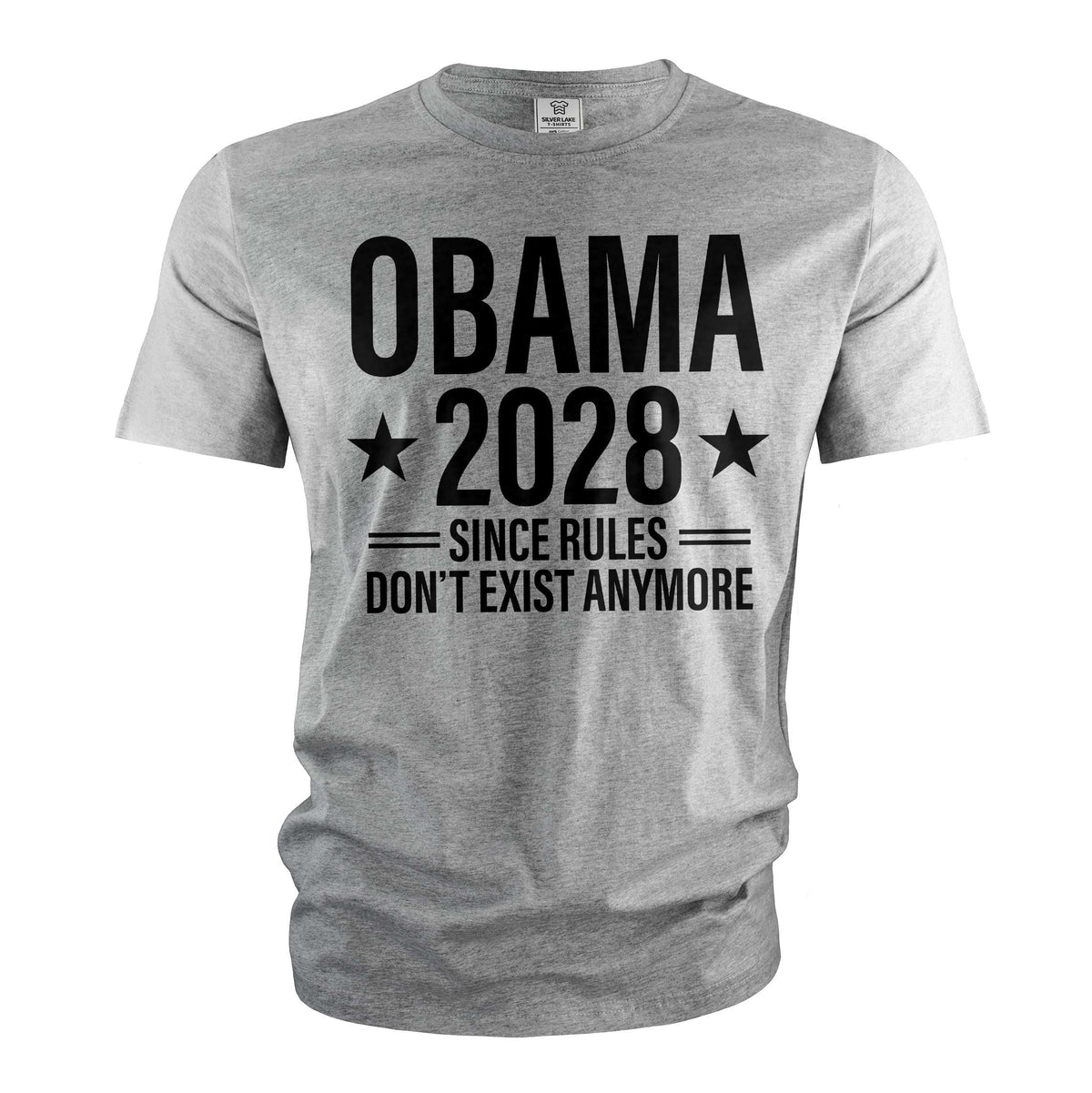 Obama 2028 T-Shirt: Since Rules Don't Exist Anymore Funny product image 5