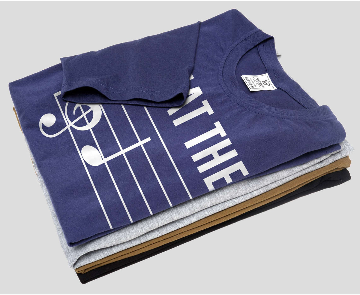WHAT THE F Funny Musical Note T-shirt Musician Music Piano product image 5