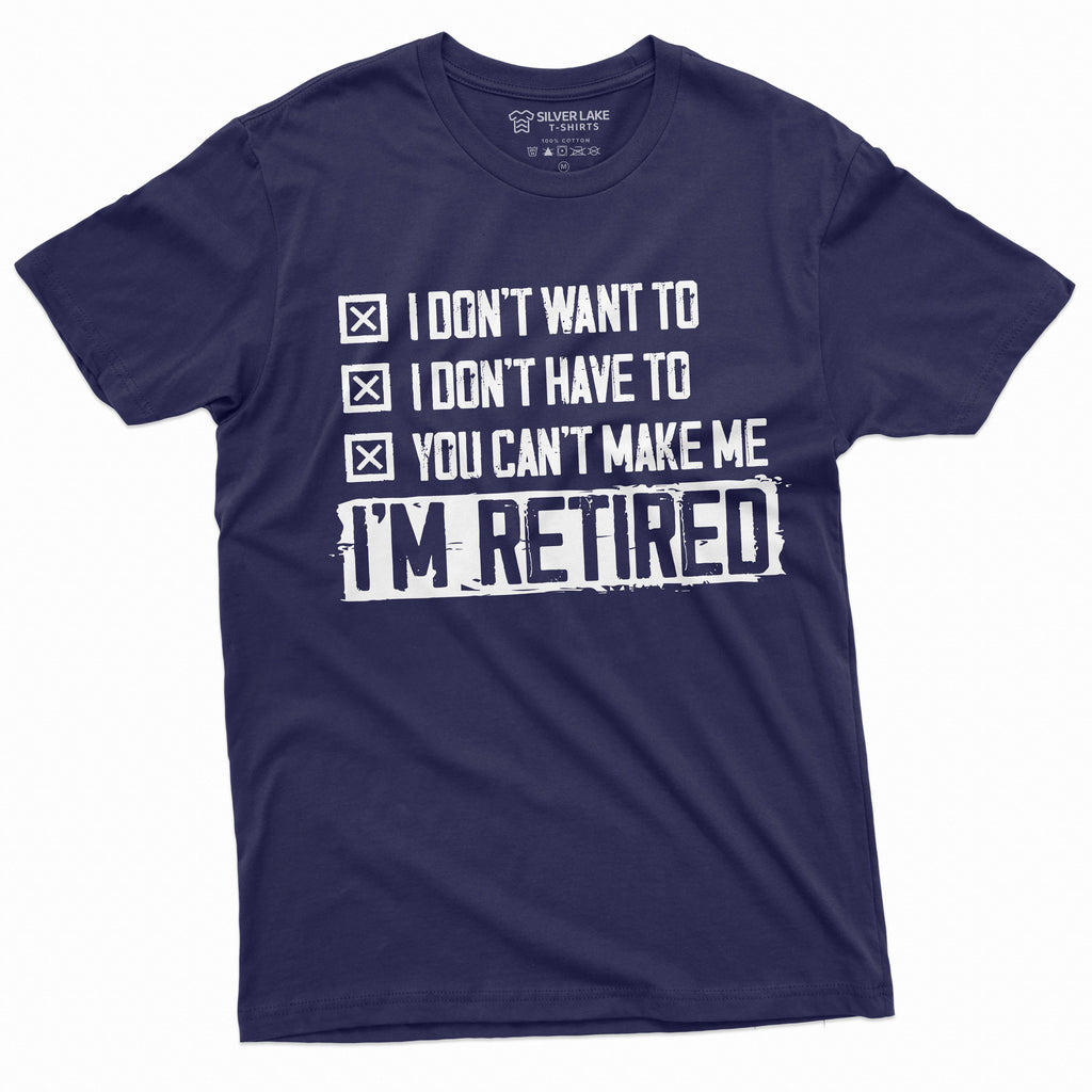 Retirement T-shirt Mens Retired Dad Mom Grandpa Grandma product image 9