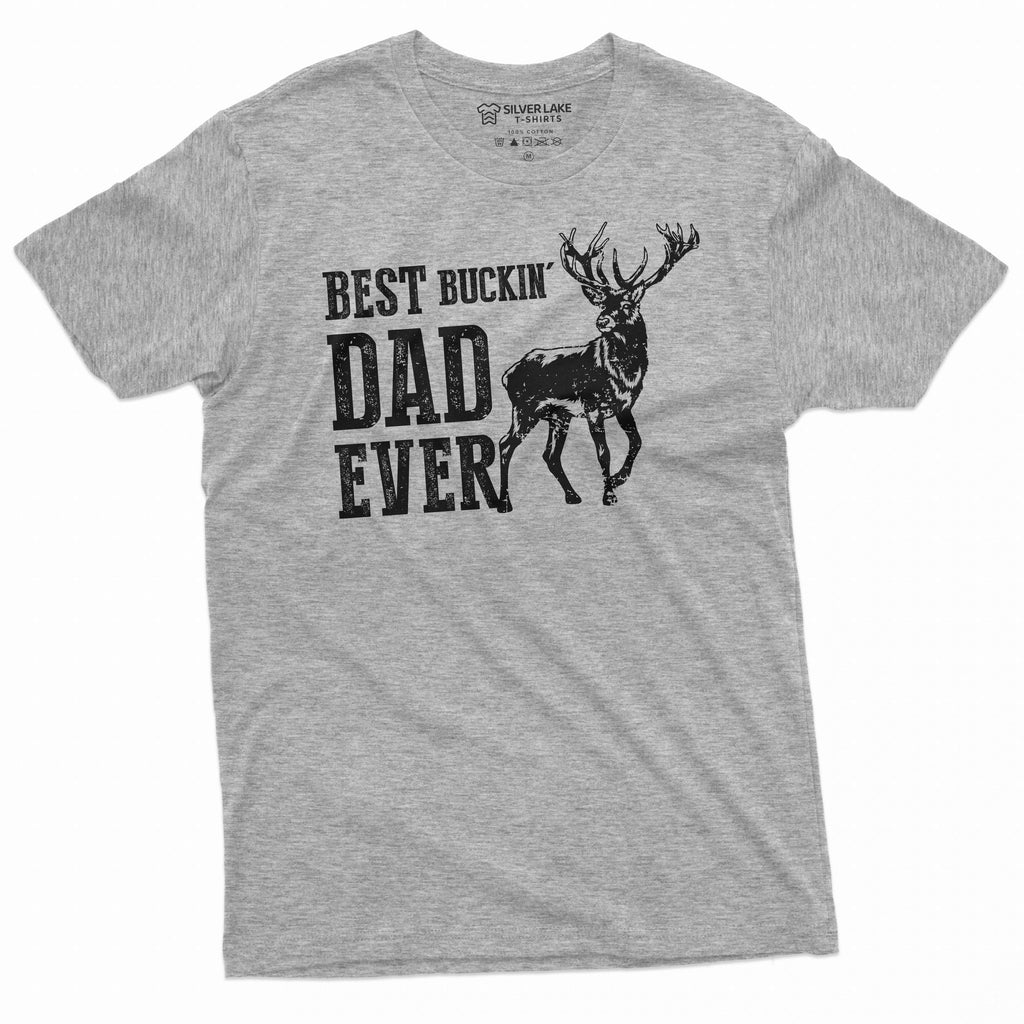 Men's Best Buckin Dad T-shirt Fishing hunting humorous product image 5