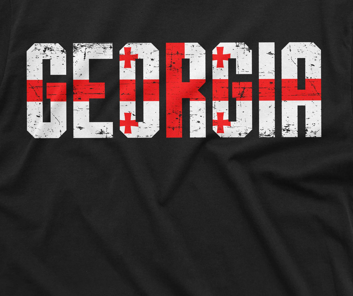 Men's Georgia Shirt Sakartvelo T-Shirt Georgian Gifts product image 2