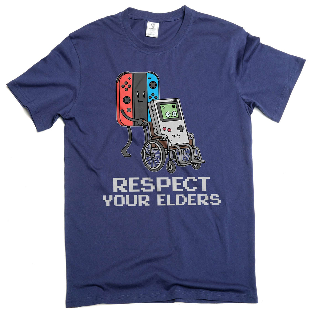 Men's funny video gaming classic gamer T-shirt respect your product image 3