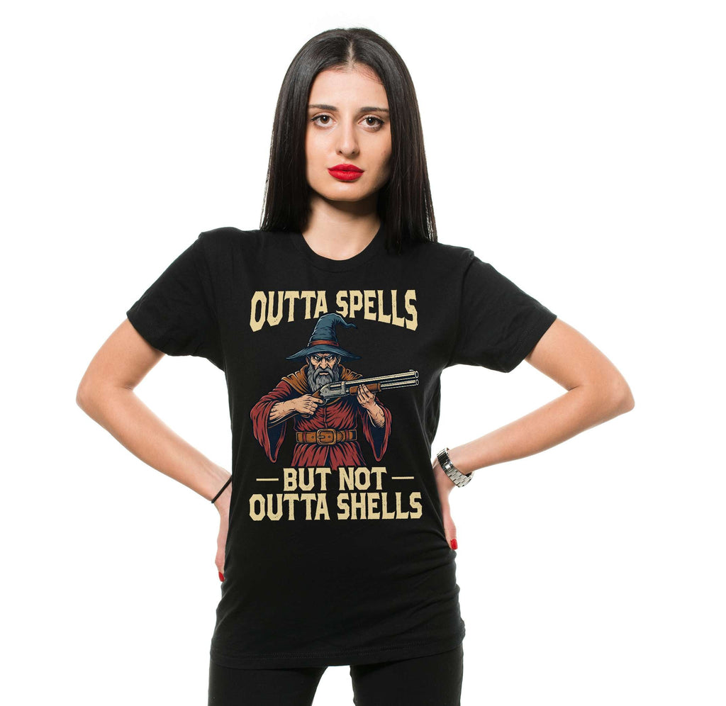 funny outta spells but not shells humorous wizard magician product image 3