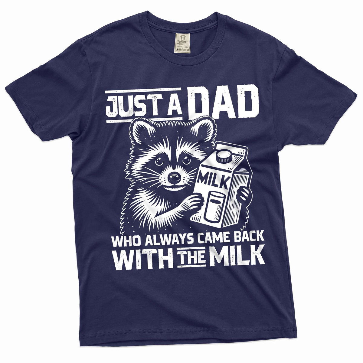 Men's Funny Father's day T-shirt Dad with milk sarcastic product image 3