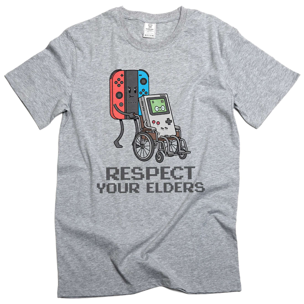Men's funny video gaming classic gamer T-shirt respect your product image 5