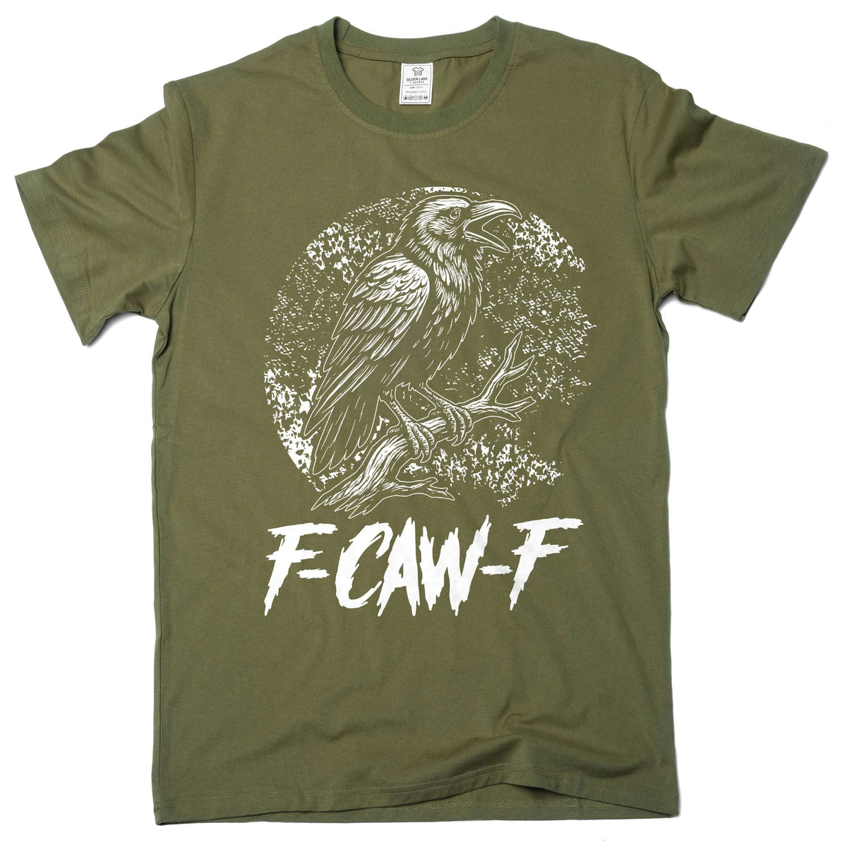 Men's Black Crow, F-Caw-F Funny Bird moon Gothic Adult product image 4