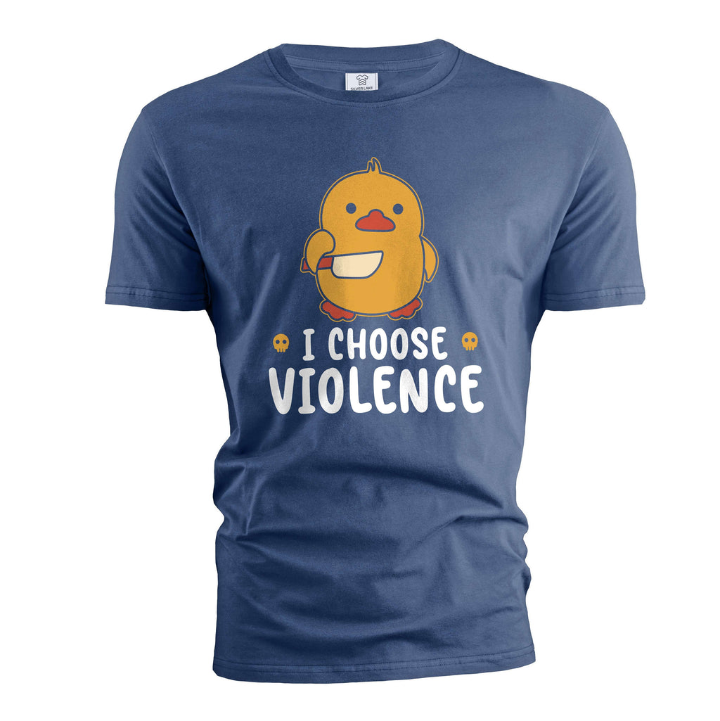 Men's Funny chick with knife T-shirt Birthday gift cute product image 2