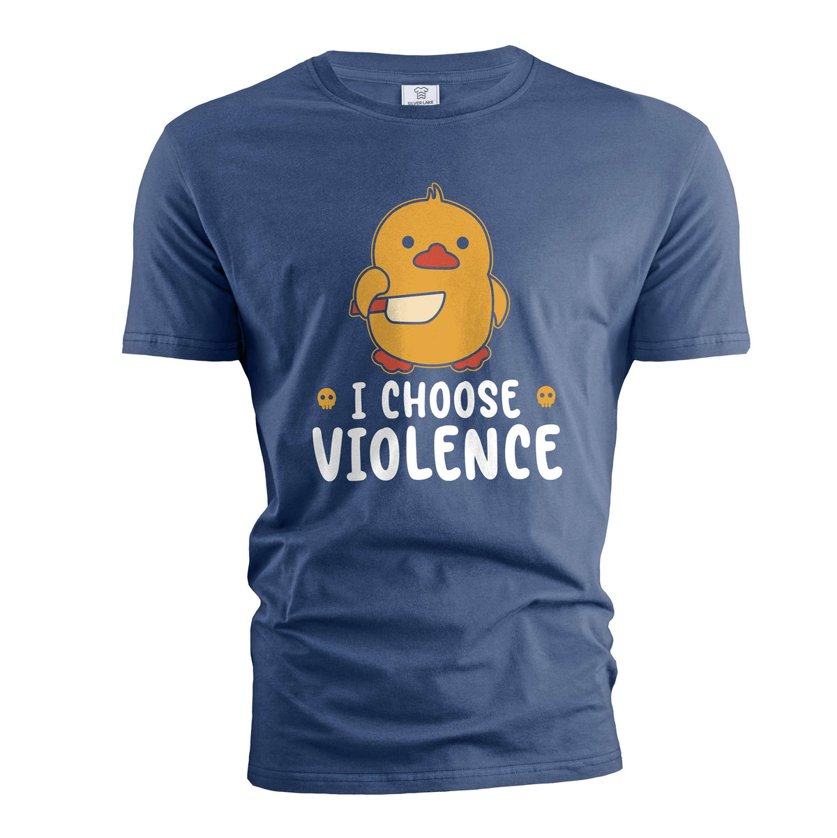 Men's Funny chick with knife T-shirt Birthday gift cute product image 2