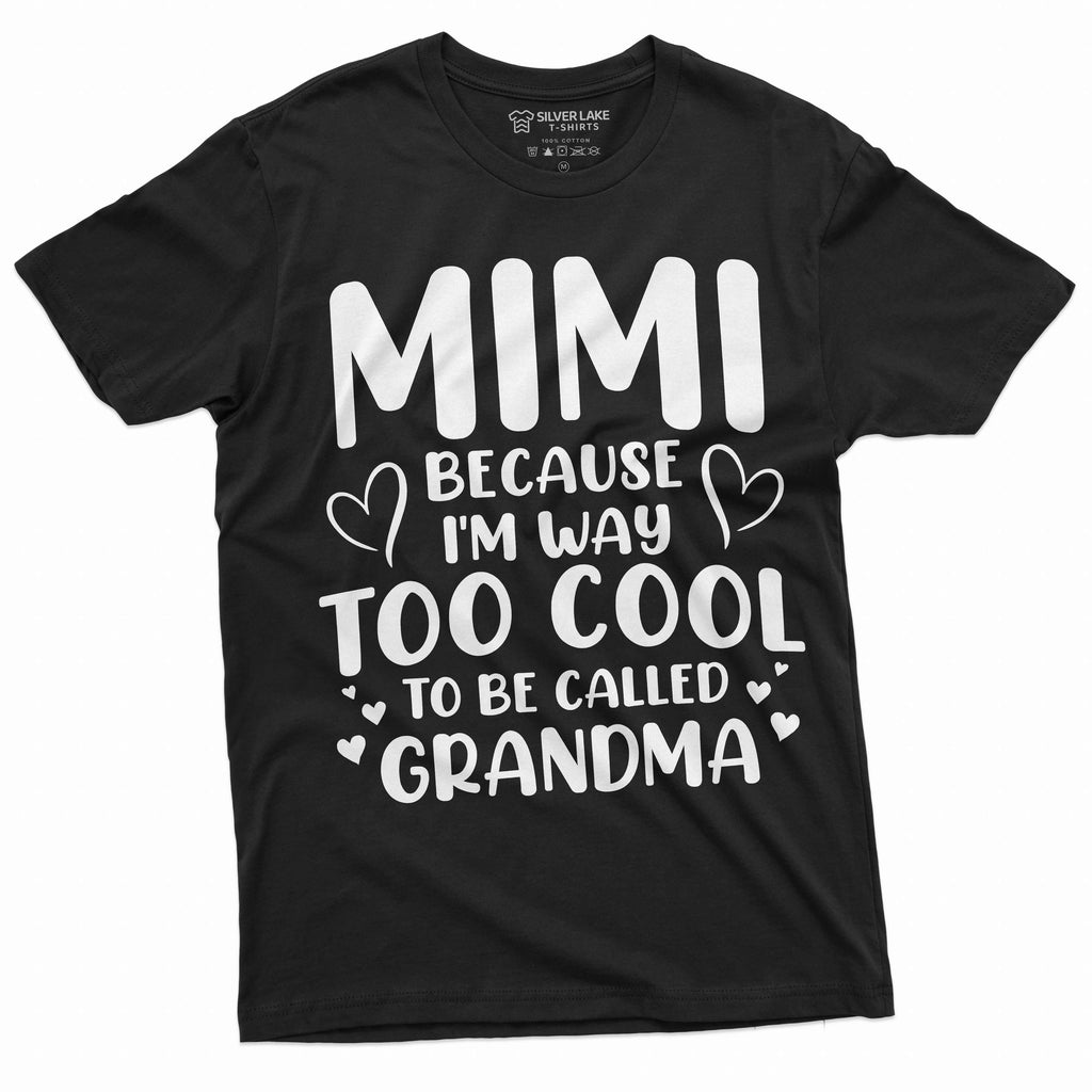 Mimi Grandma T-shirt Grandmother gift shirt gifts Birthday product image 1