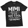 Mimi Grandma T-shirt Grandmother gift shirt gifts Birthday product image 1