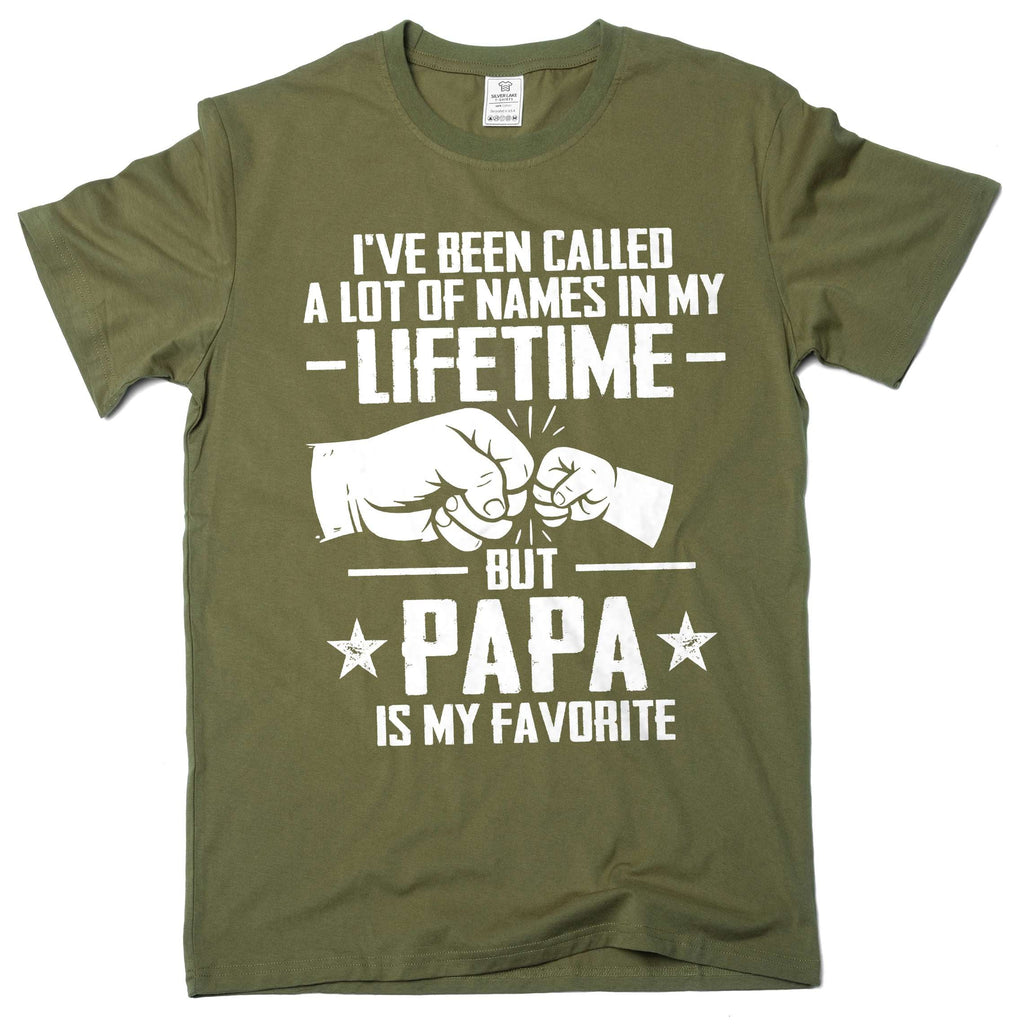 Men's papa T-shirt grandpa dad father grandkids father's product image 4