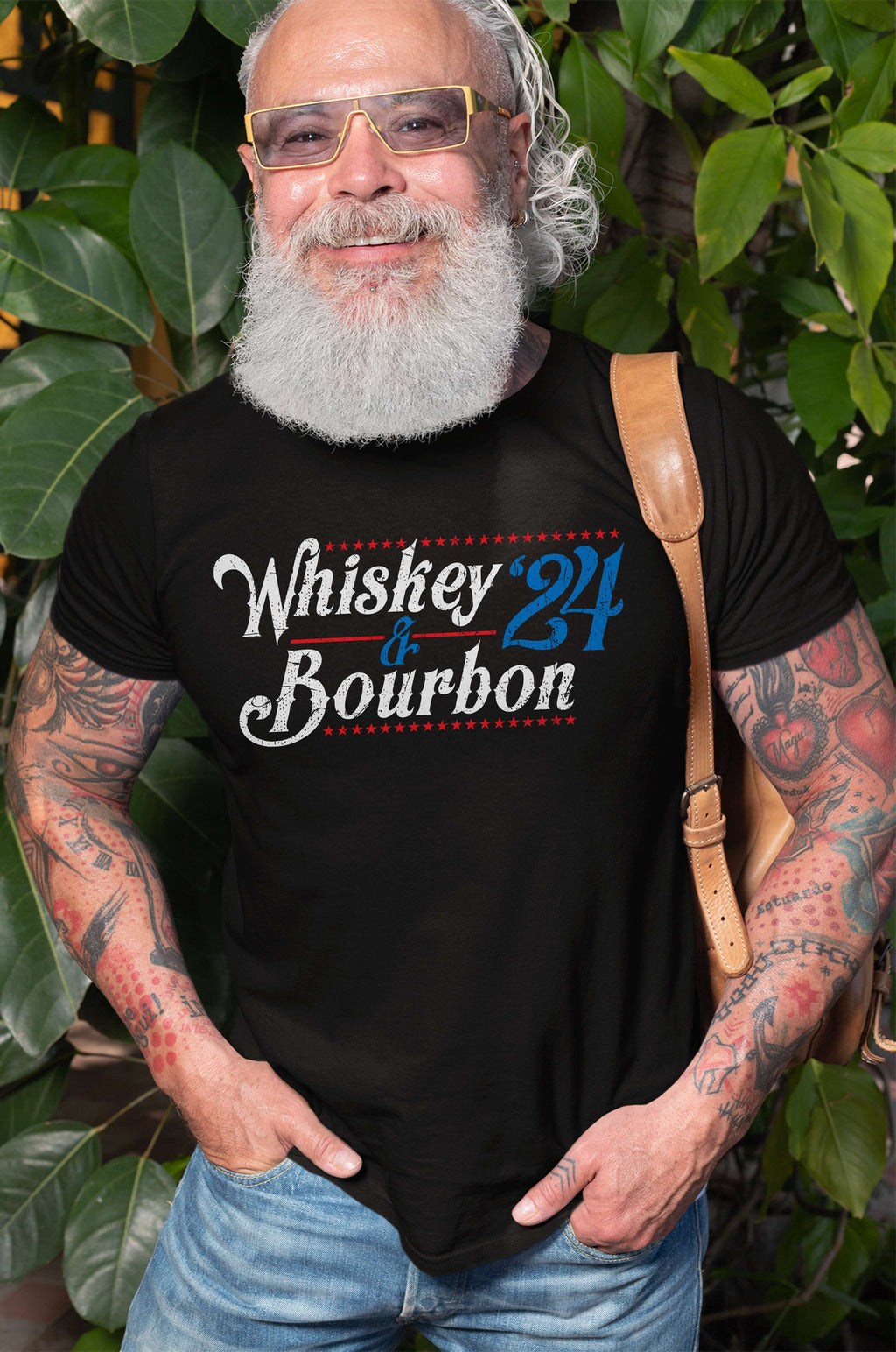 Men's Funny Whiskey Bourbon 2024 Elections Shirt Drinking product image 2