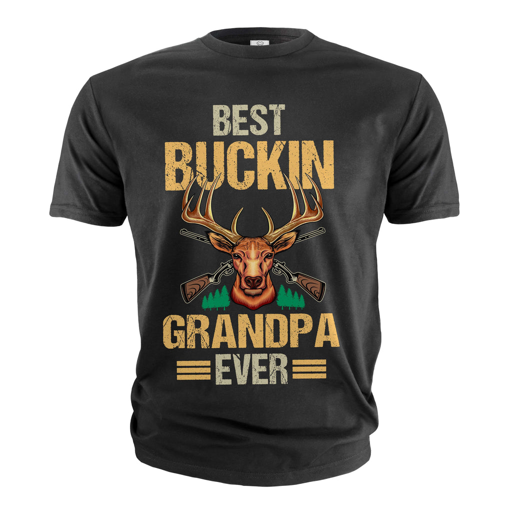 Men's Best Grandpa T-shirt buckin' tee shirt Father's day product image 1