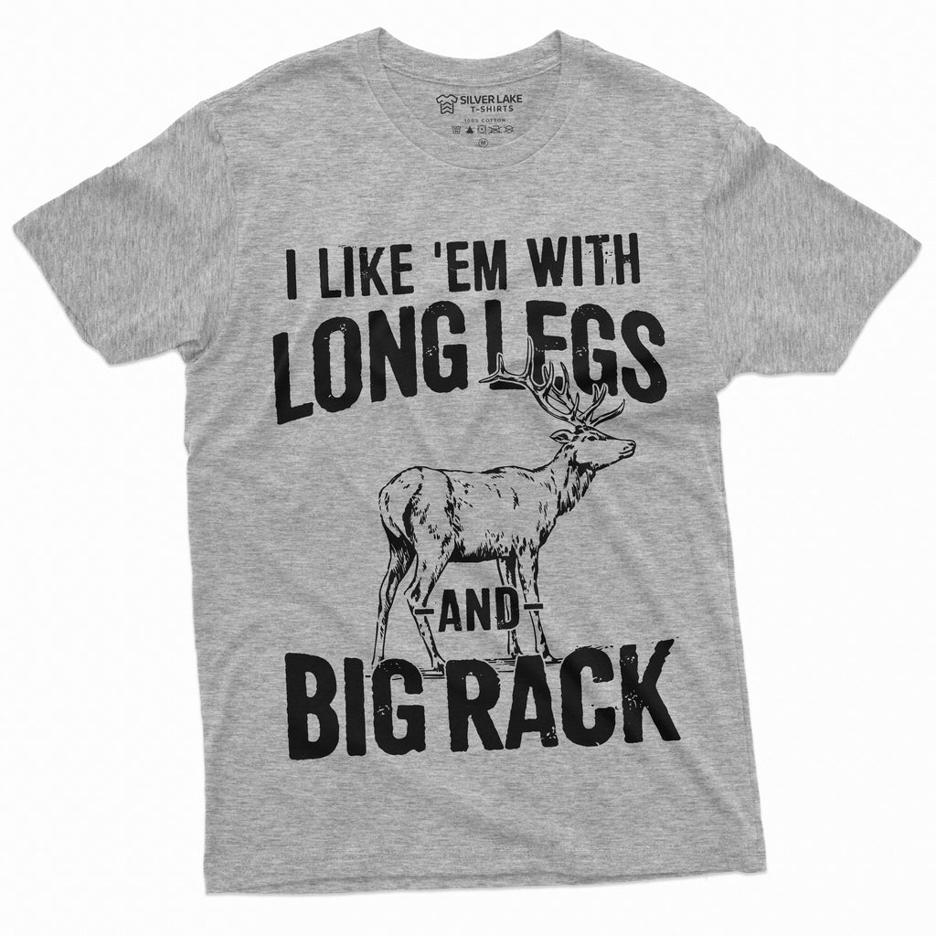 Men's Funny Hunting Shirt Deer Hunt Humor Long Legs and Big product image 10