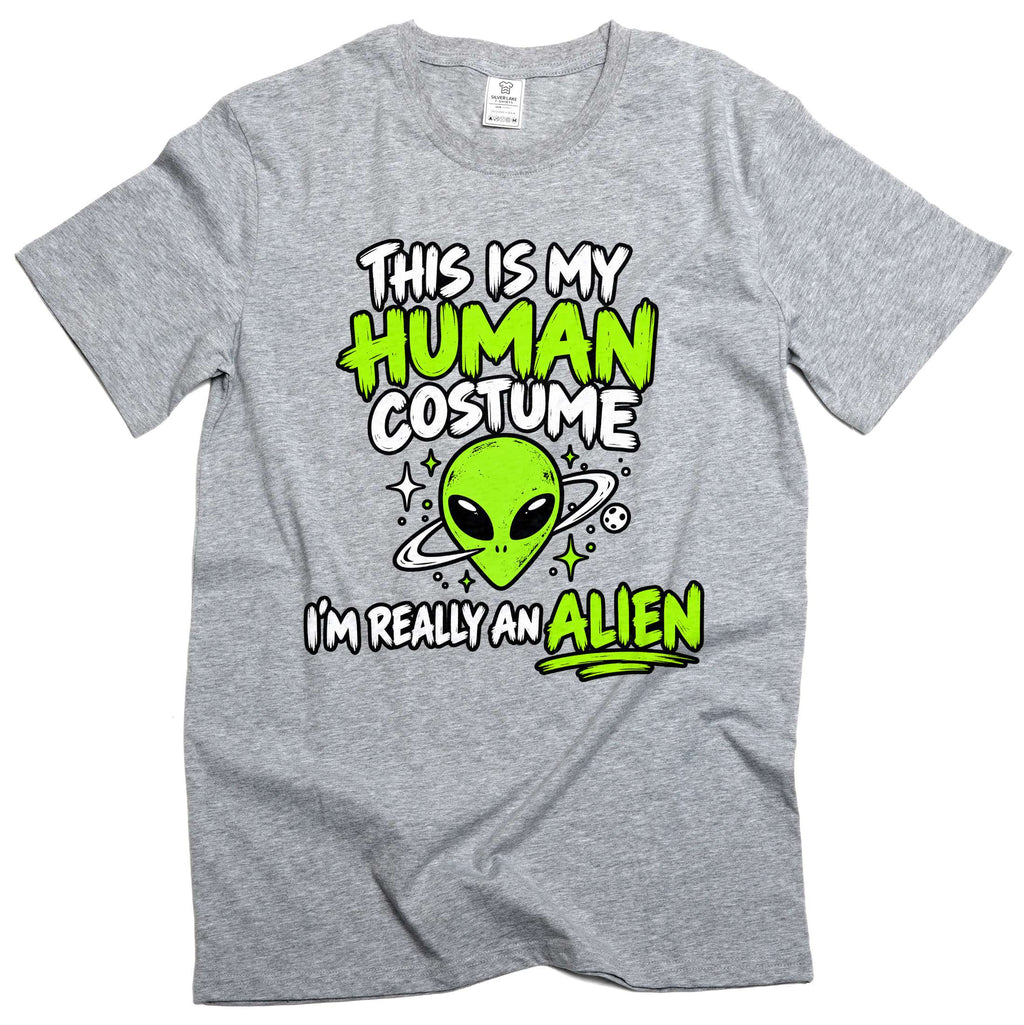 This Is My Human Costume Shirt Funny Alien Halloween product image 4