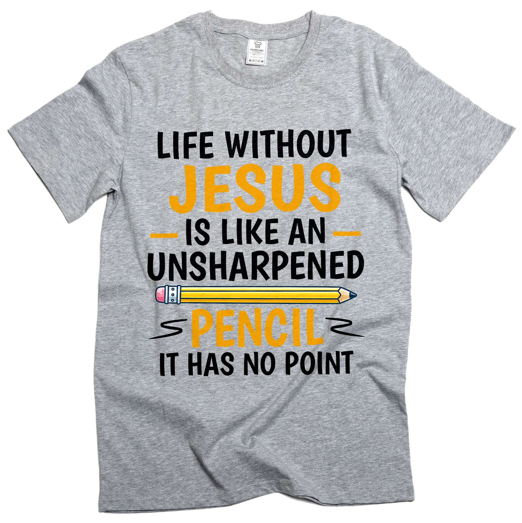Men's Life Without Jesus T-shirt Christian Gifts Religious product image 5