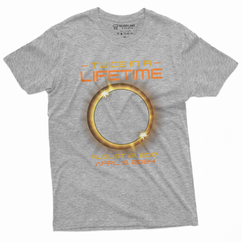 solar eclipse T-shirt Twice in a lifetime total of April 8 product image 5