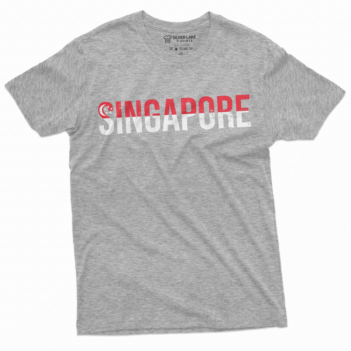 Men's Singapore T-shirt Flag Coat of Arms Ladies Womens product image 5