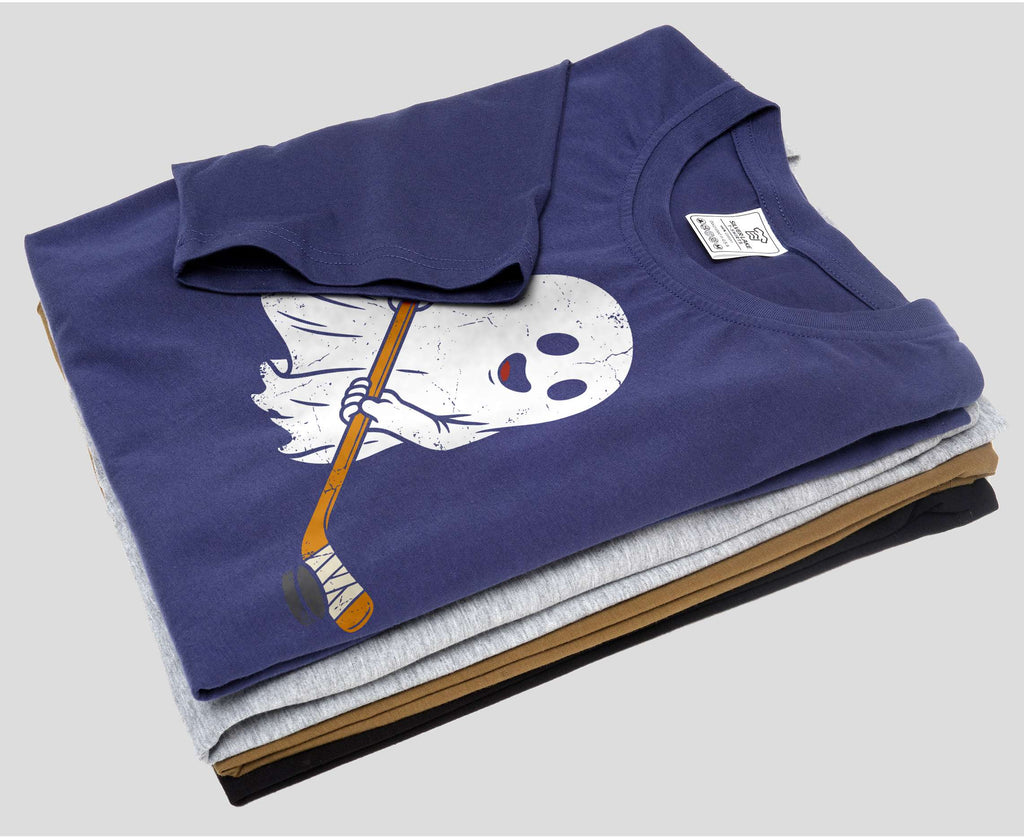 Ghost Hockey Shirt Funny Halloween Ice Player Puck Sports product image 6