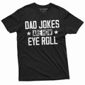 Men's Funny dad jokes T-shirt how eye roll joke gift father product image 1