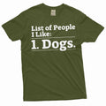 Men's Funny Pet dog Owner T-shirt mom dad gift tee shirt product image 1
