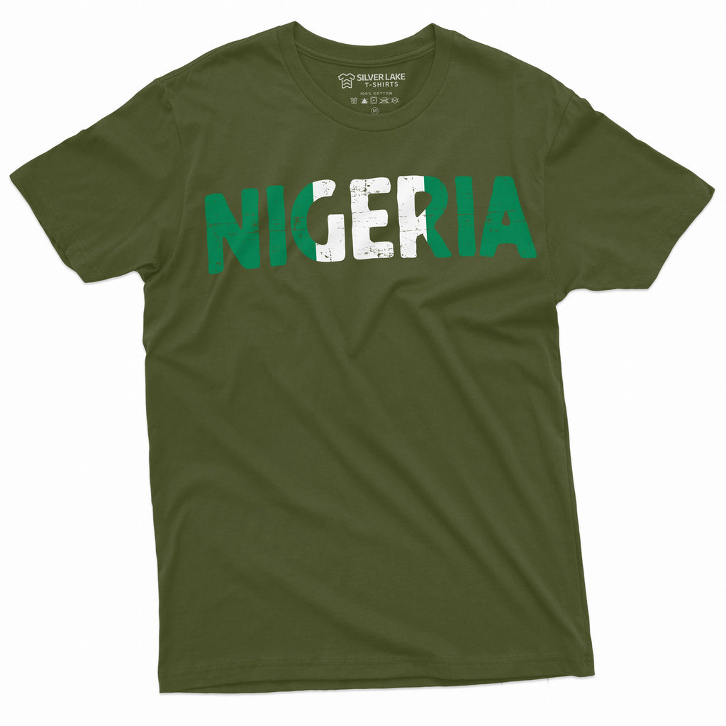 Men's Nigeria T-shirt flag coat of arms country tee shirt product image 4