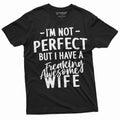 Men's Funny I have Awesome Wife T-shirt Valentine's Day product image 1